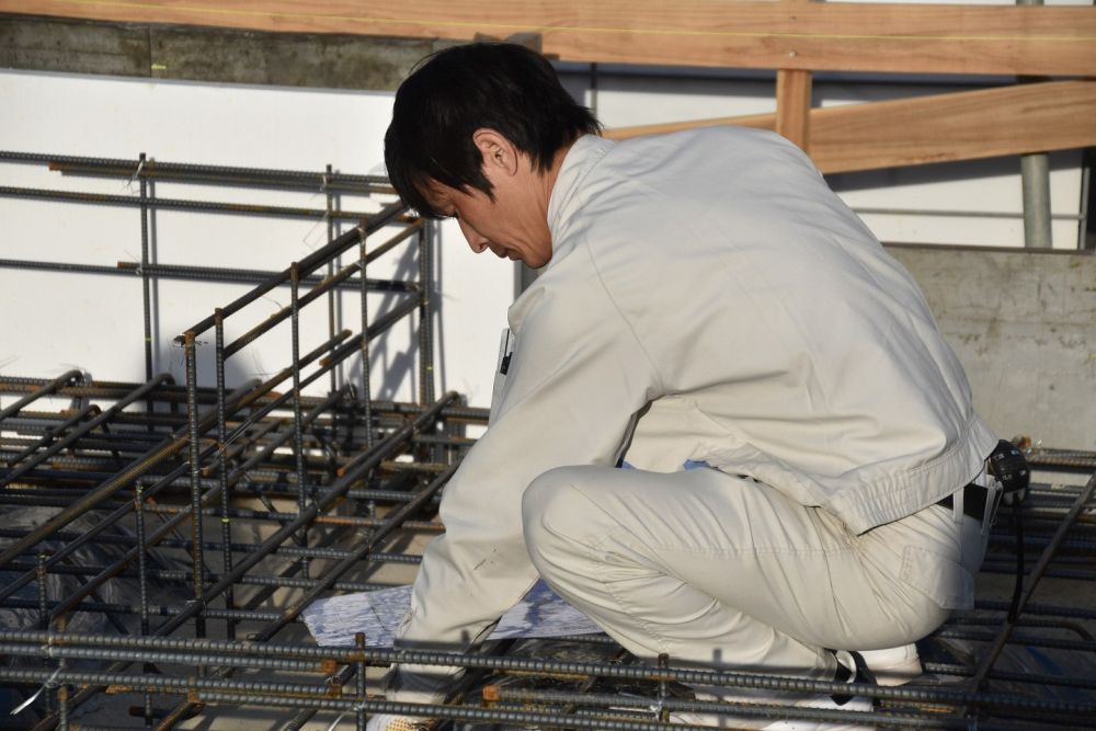 「福岡市早良区05」注文住宅現場リポート②【基礎工事】【配筋】
