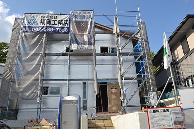 福岡市南区柏原01　注文住宅建築現場リポート⑤