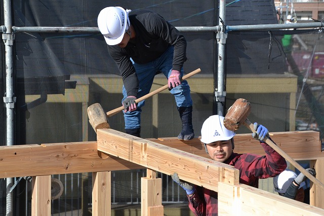 福岡県福津市04　注文住宅建築現場リポート④　～上棟式～