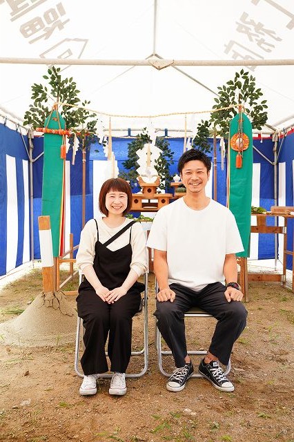 「福岡市東区06」注文住宅現場リポート①【地鎮祭】