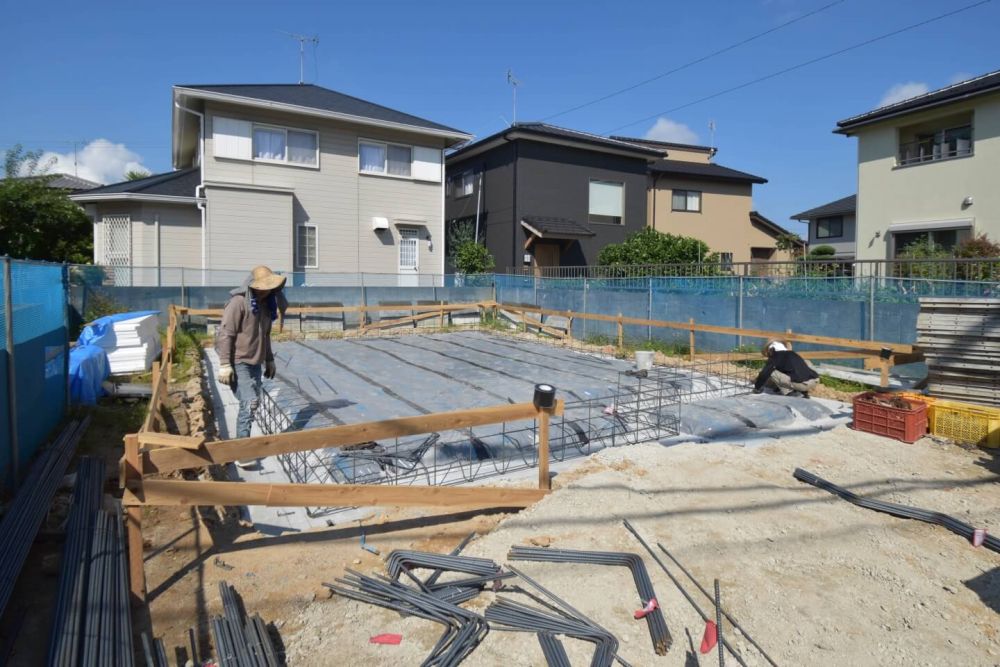 「福岡市城南区07」注文住宅現場リポート②【基礎工事】【配筋】