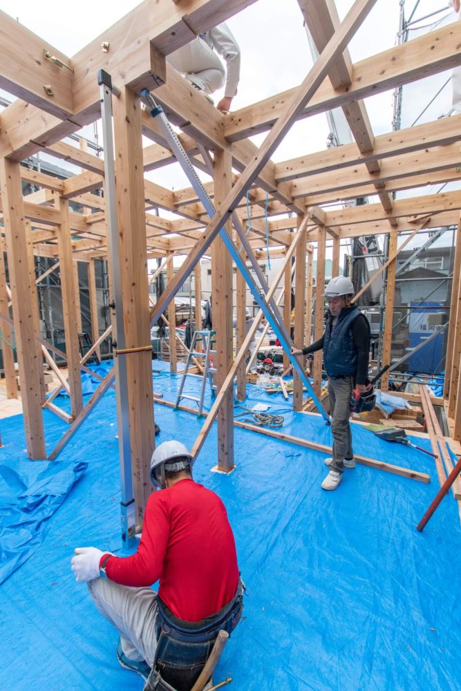 「福岡市早良区08」注文住宅現場リポート③【上棟式】