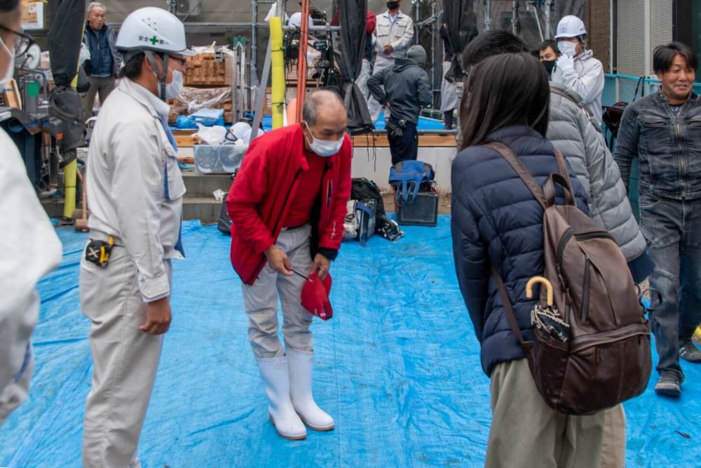 福岡市早良区08　注文住宅建築現場リポート③　～上棟式～