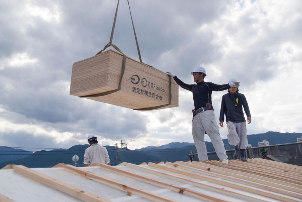 福岡市早良区08　注文住宅建築現場リポート③　～上棟式～