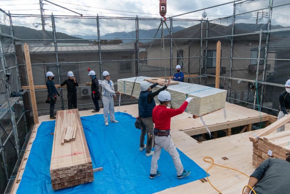 福岡市早良区08　注文住宅建築現場リポート③　～上棟式～