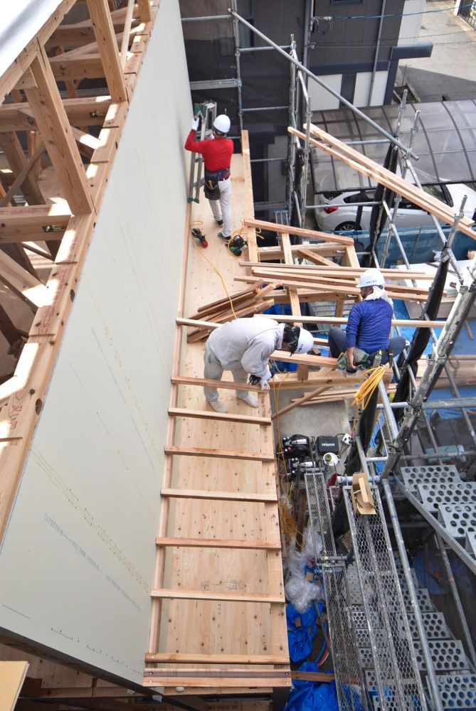 「福岡市早良区08」注文住宅現場リポート③【上棟式】
