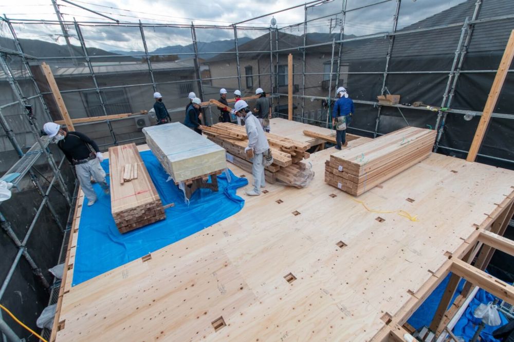 福岡市早良区08　注文住宅建築現場リポート③　～上棟式～