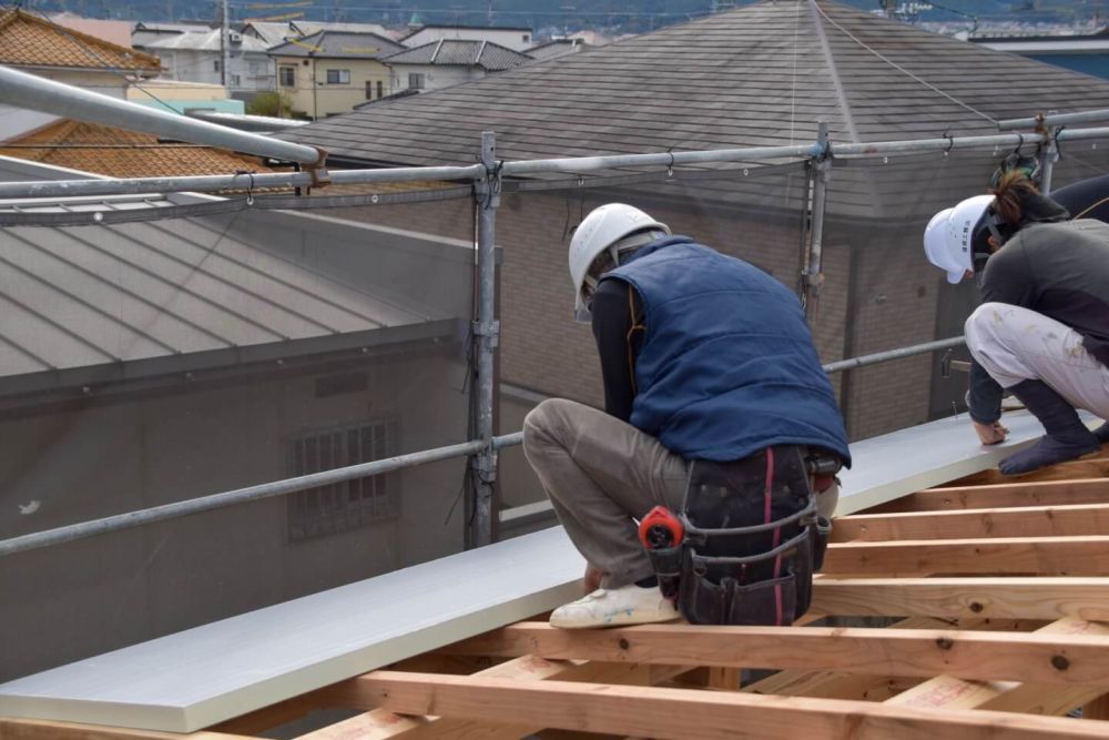 福岡市早良区08　注文住宅建築現場リポート③　～上棟式～