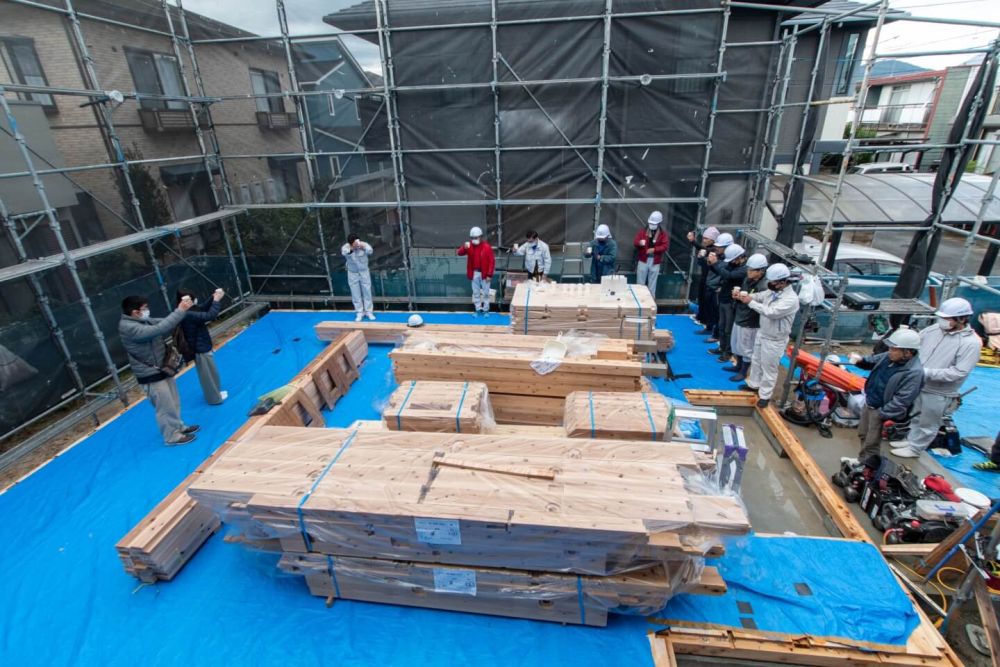 「福岡市早良区08」注文住宅現場リポート③【上棟式】