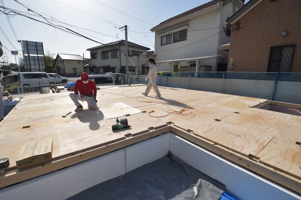 福岡市南区21　注文住宅建築現場リポート⑥