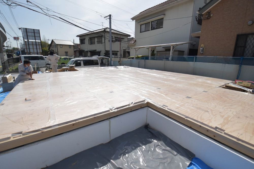 「福岡市南区21」注文住宅現場リポート⑥【木工事】【土台敷き】