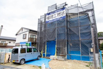 福岡市早良区東入部01　注文住宅建築現場リポート⑤