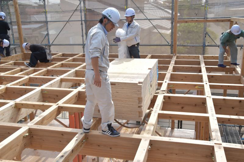 佐賀県三養基郡みやき町原古賀01　注文住宅建築現場リポート⑤　～上棟式～