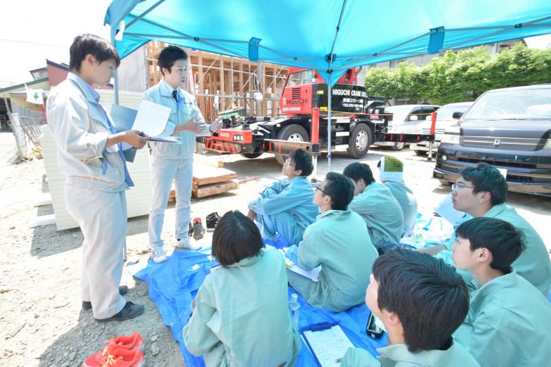 佐賀県三養基郡みやき町原古賀01　注文住宅建築現場リポート⑤　～上棟式～