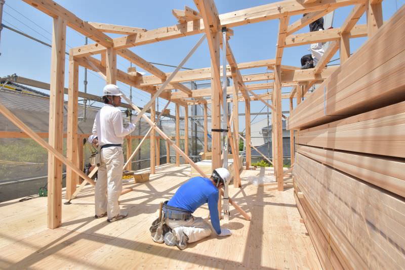 佐賀県三養基郡みやき町原古賀01　注文住宅建築現場リポート⑤　～上棟式～