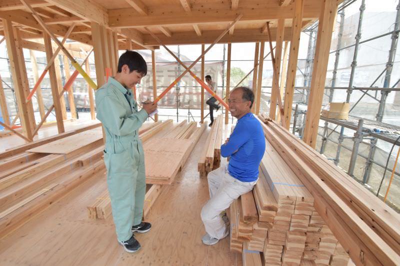 佐賀県三養基郡みやき町原古賀01　注文住宅建築現場リポート⑤　～上棟式～