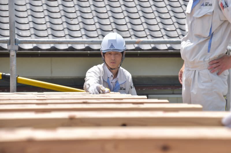 佐賀県三養基郡みやき町原古賀01　注文住宅建築現場リポート⑤　～上棟式～