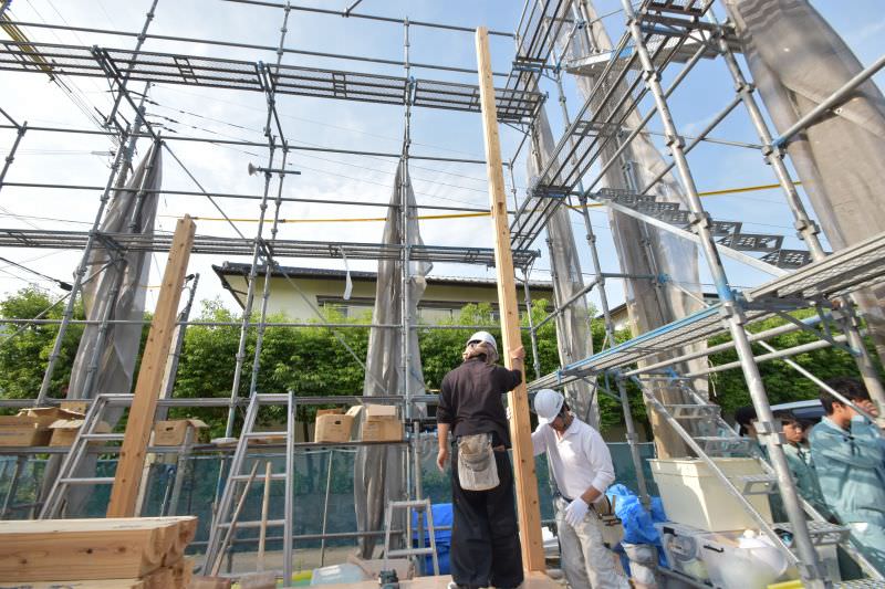 佐賀県三養基郡みやき町原古賀01　注文住宅建築現場リポート⑤　～上棟式～