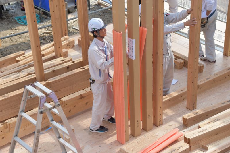 佐賀県三養基郡みやき町原古賀01　注文住宅建築現場リポート⑤　～上棟式～