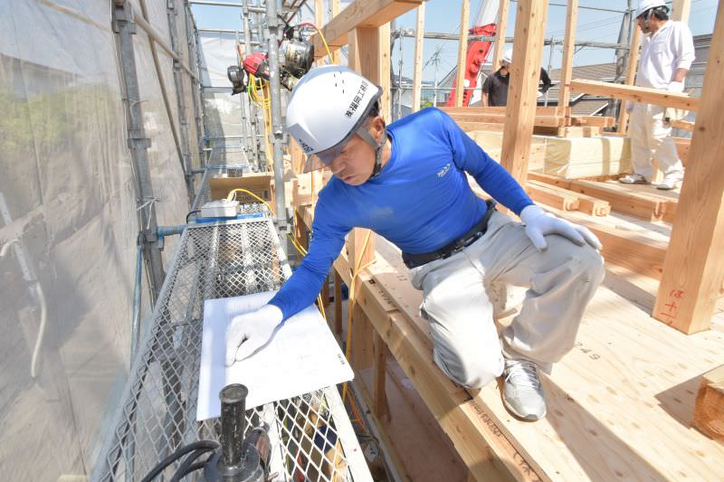 佐賀県三養基郡みやき町原古賀01　注文住宅建築現場リポート⑤　～上棟式～