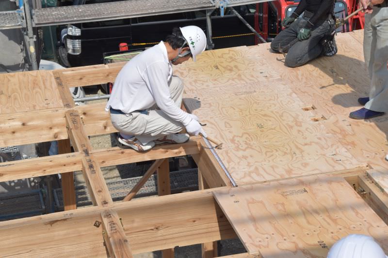 佐賀県三養基郡みやき町原古賀01　注文住宅建築現場リポート⑤　～上棟式～