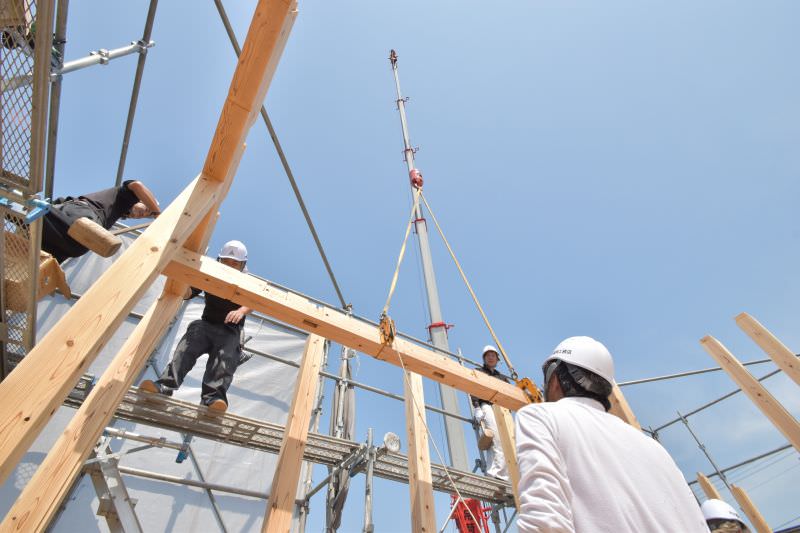 佐賀県三養基郡みやき町原古賀01　注文住宅建築現場リポート⑤　～上棟式～