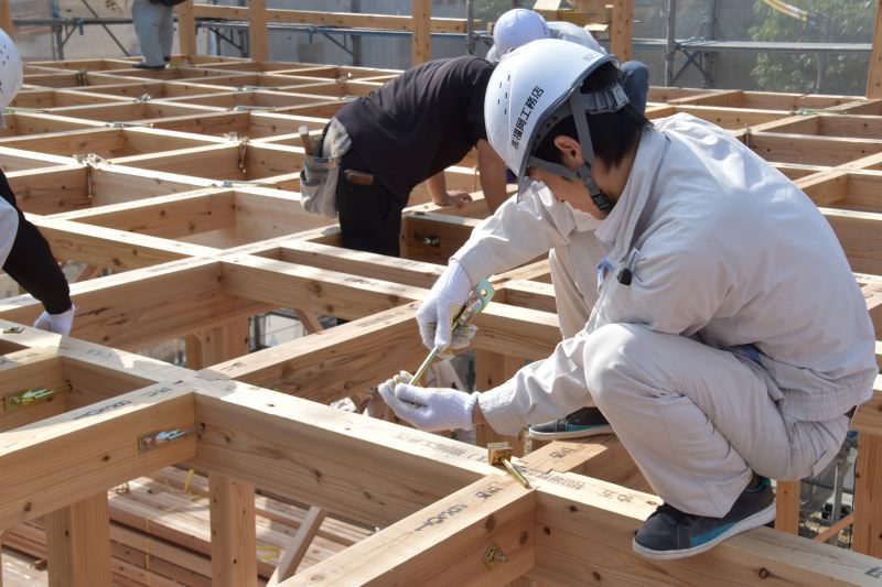 佐賀県三養基郡みやき町原古賀01　注文住宅建築現場リポート⑤　～上棟式～