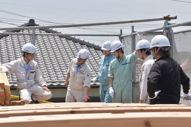 佐賀県三養基郡みやき町原古賀01　注文住宅建築現場リポート⑤　～上棟式～