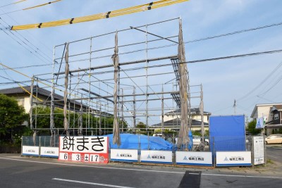 佐賀県三養基郡みやき町原古賀01　注文住宅建築現場リポート⑤　～上棟式～