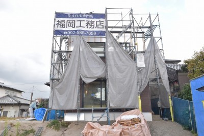 福岡市南区10　注文住宅建築現場リポート⑨