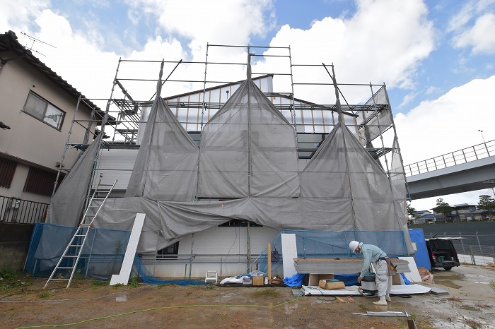 「福岡市南区10」注文住宅現場リポート⑨【外装工事】【サイディング】