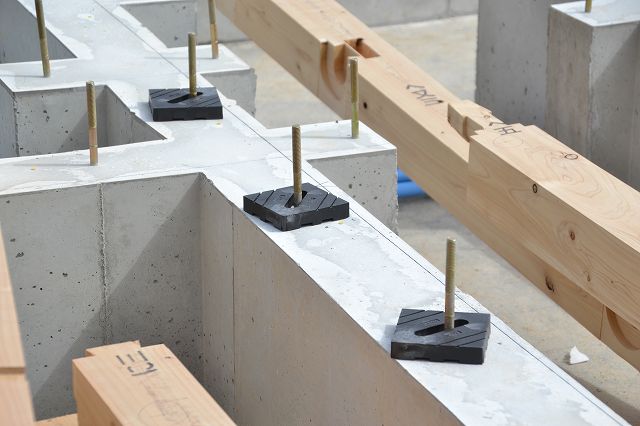 「福岡市南区老司02」注文住宅現場リポート④【木工事】【土台敷き】
