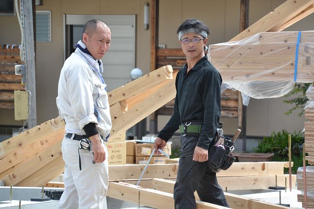 「福岡市南区老司02」注文住宅現場リポート④【木工事】【土台敷き】