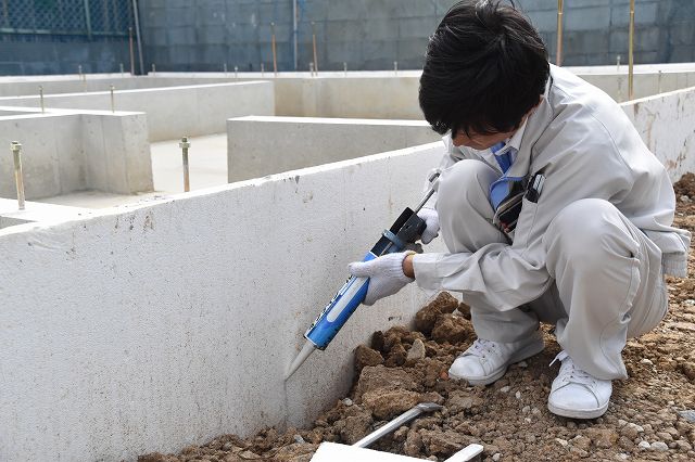 「福岡市東区07」注文住宅現場リポート③【基礎工事】【出来方検査】