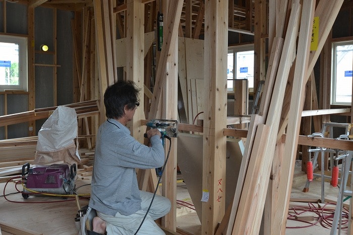 「糟屋郡宇美町02」注文住宅現場リポート⑧【木工事】【下地】