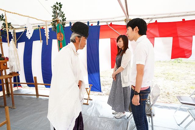 福岡県古賀市03　注文住宅建築現場リポート①　～地鎮祭～