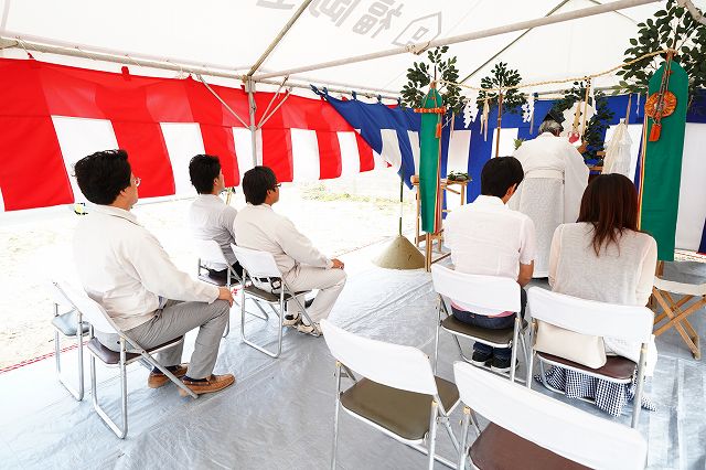 「古賀市03」注文住宅現場リポート①【地鎮祭】