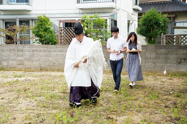 福岡県古賀市03　注文住宅建築現場リポート①　～地鎮祭～