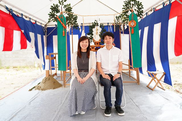 「古賀市03」注文住宅現場リポート①【地鎮祭】