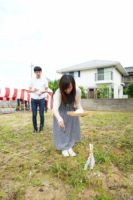 福岡県古賀市03　注文住宅建築現場リポート①　～地鎮祭～