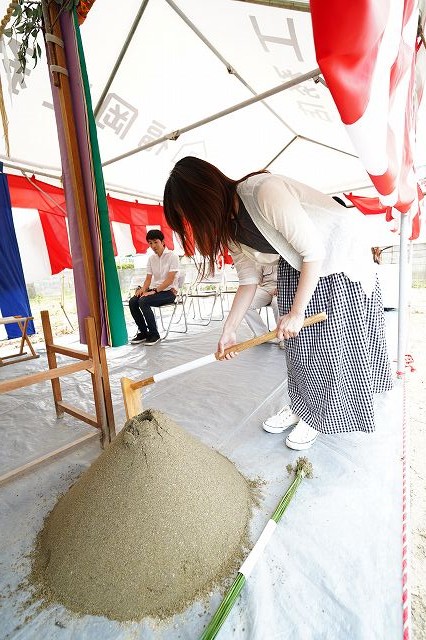 「古賀市03」注文住宅現場リポート①【地鎮祭】