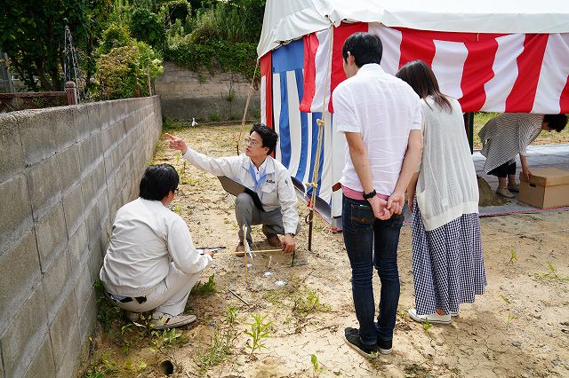 「古賀市03」注文住宅現場リポート①【地鎮祭】