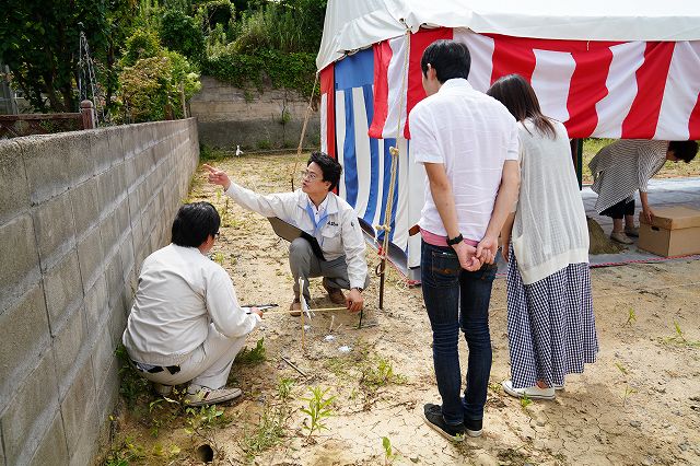 福岡県古賀市03　注文住宅建築現場リポート①　～地鎮祭～