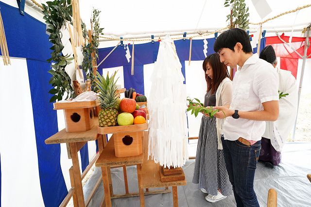 「古賀市03」注文住宅現場リポート①【地鎮祭】
