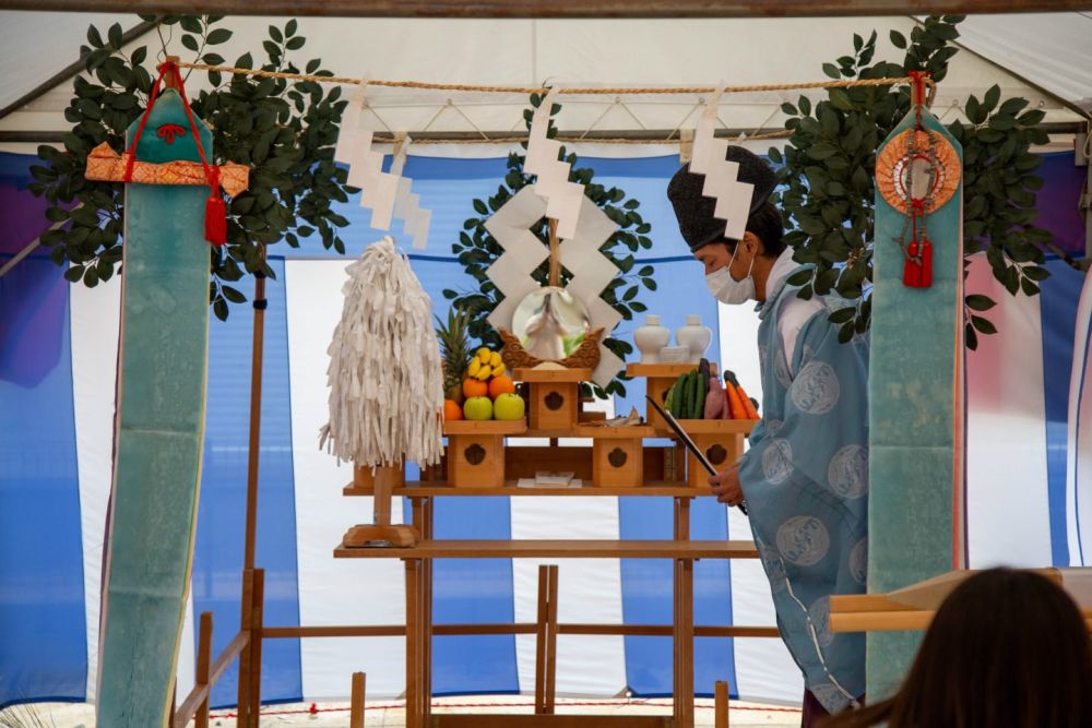 「福津市05」注文住宅現場リポート①【地鎮祭】