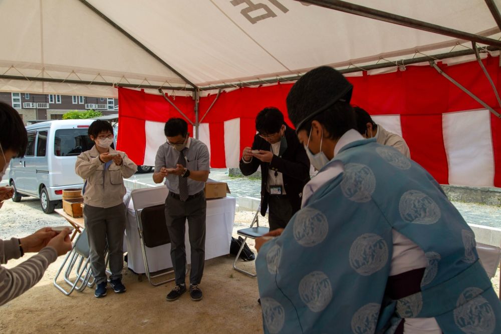 「福津市05」注文住宅現場リポート①【地鎮祭】