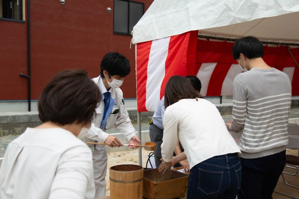 福岡県福津市05　注文住宅建築現場リポート①　～地鎮祭～