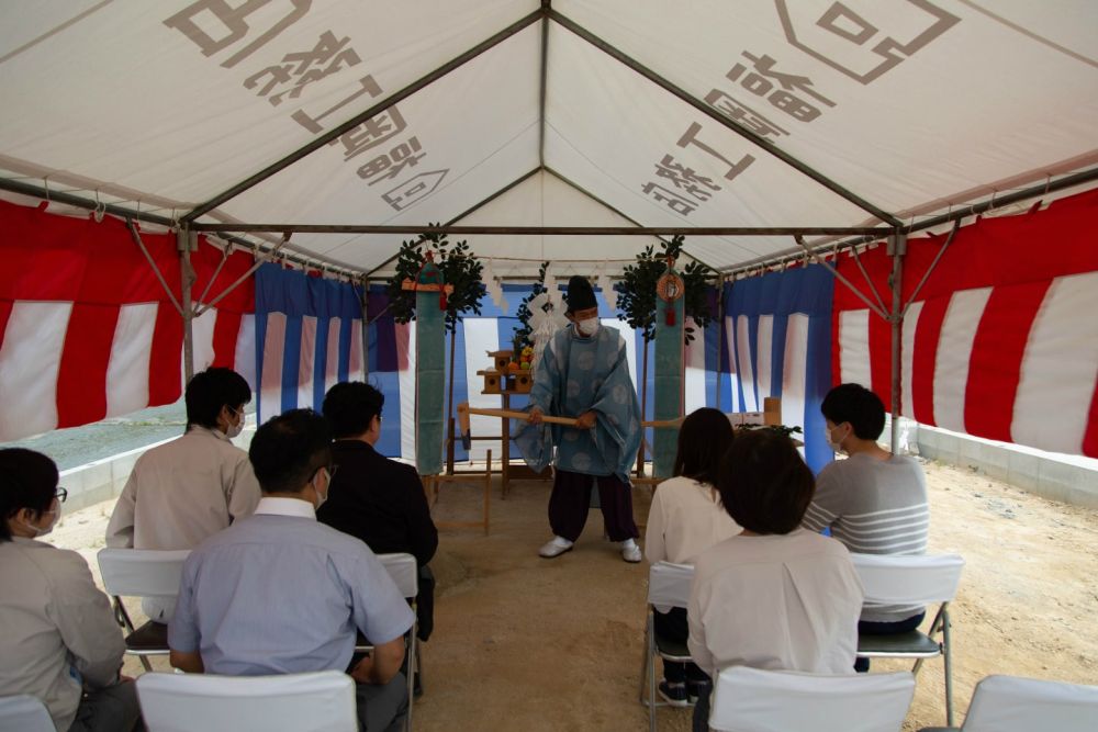 「福津市05」注文住宅現場リポート①【地鎮祭】