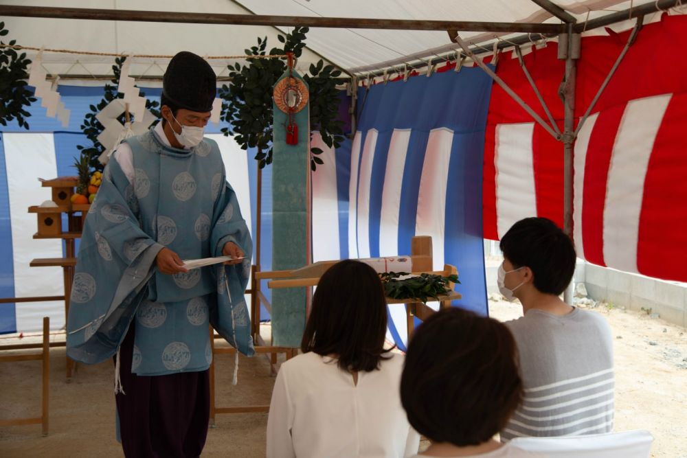 福岡県福津市05　注文住宅建築現場リポート①　～地鎮祭～