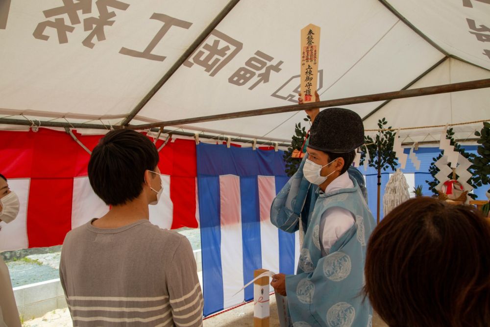 福岡県福津市05　注文住宅建築現場リポート①　～地鎮祭～